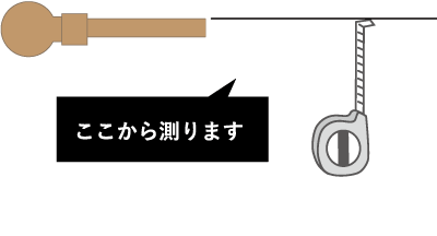 ハトメ・ポール通しの場合 イメージ画像